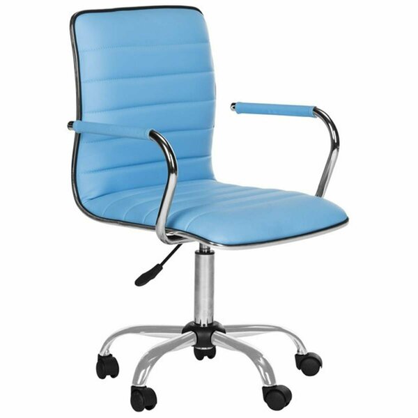 Safavieh Jonika Desk Chair, Blue FOX7520E